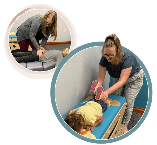 Chiropractor Rothschild WI Giana Backes with Pediatric Patients